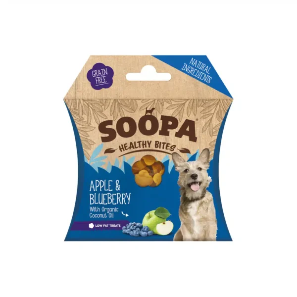 Soopa eple & blåbær bites