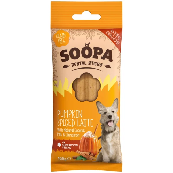 Soopa pumpkin spiced latte sticks