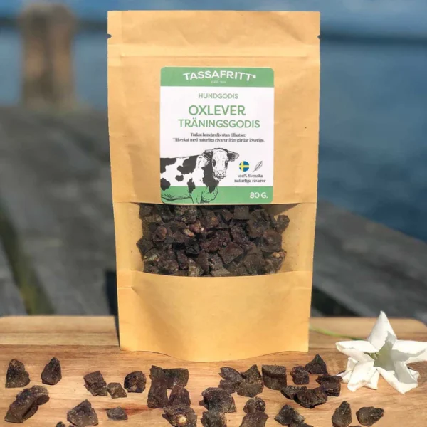 Tassafritt Okselever treningsgodbiter 80g