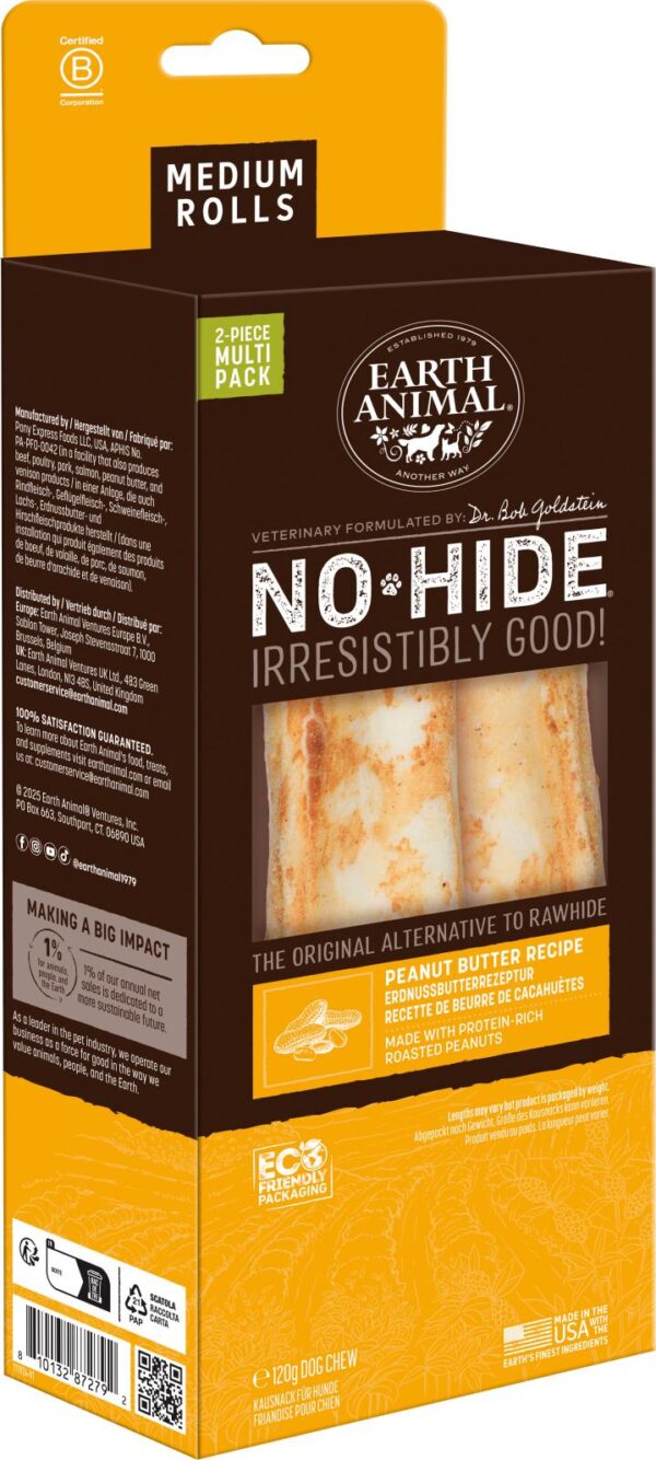 No-Hide Peanut Butter Chew M 2pk