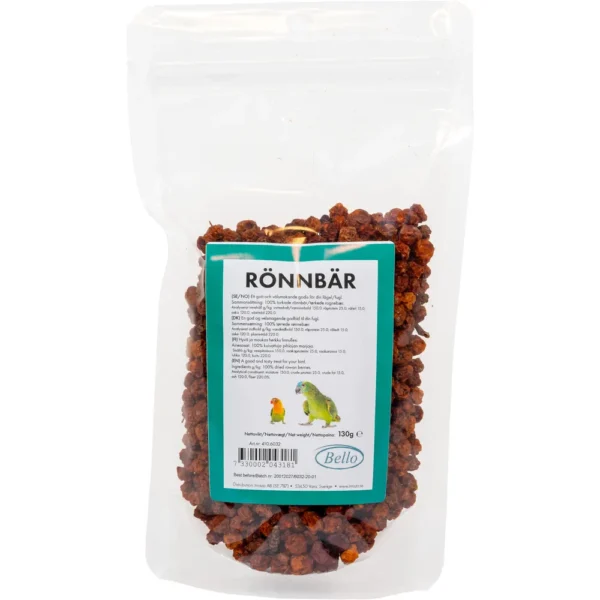 Tørkede rognebær 130 gram