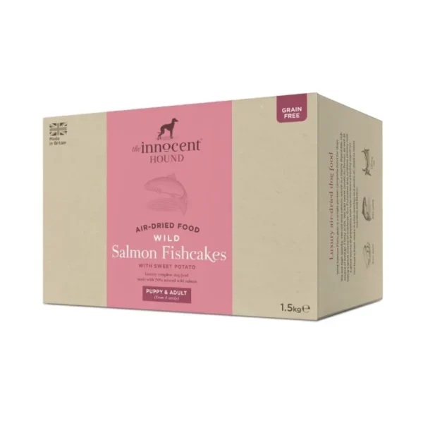 the Innocent Hound Air-dried food Wild Salmon Fishcakes 3kg