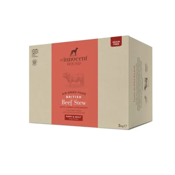the Innocent Hound Air-dried food British Beef Stew 3kg