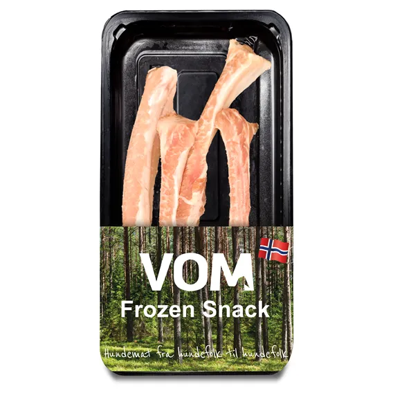 Vom og hundemat Frozen Snack Svinebein 200g