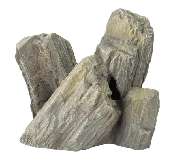 Akvariedekorasjon Gigant Rock grå XL 29x16x24cm