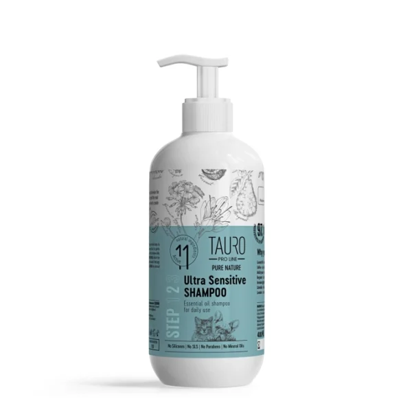 Tauro Pro Line Pure Nature Ultra Sensitive Coat Shampoo 400ml