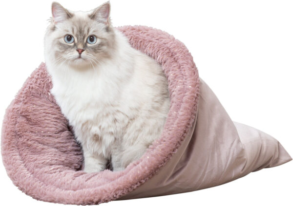 Julehule Xmas Livia Soft Fløyel/plysj antikk rosa ø40x60cm