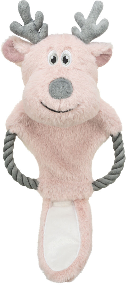 Juleleke Xmas Reinsdyr m/tau Plysj 47cm
