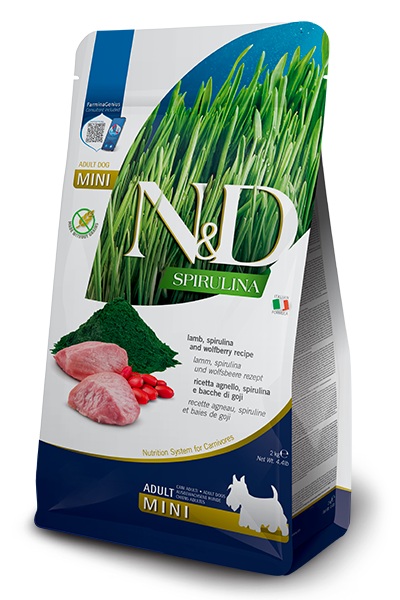 Farmina N&D Dog Spirulina Lamb Adult Mini 2kg