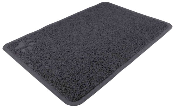 Teppe til kattebakke PVC grå 40x60cm