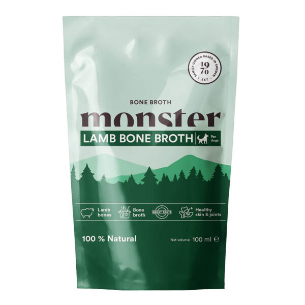 Monster Dog Bone Broth Lamb 100ml