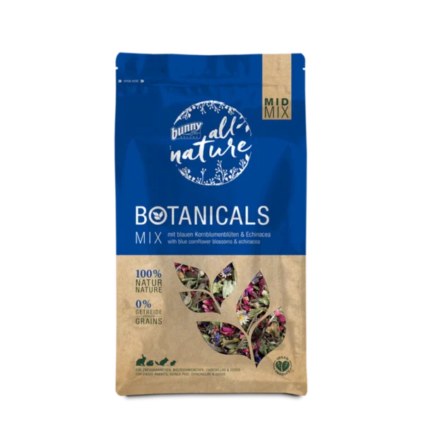 Bunny all-Nature Botanicals Mix Blue cornflower blossoms & echinacea 140g