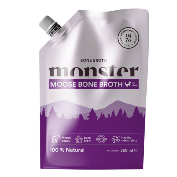 Monster Dog Bone Broth Moose 350ml