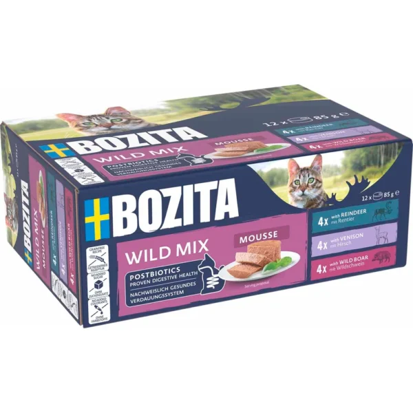 Bozita Mousse Wild Mix 12x85g