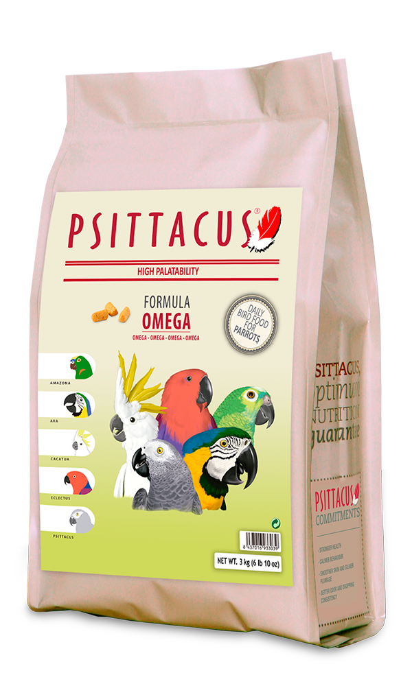 Psittacus Omega Vedlikehold 800g