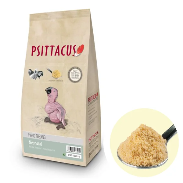 Psittacus Neonatal Håndoppmatningsfôr 1kg