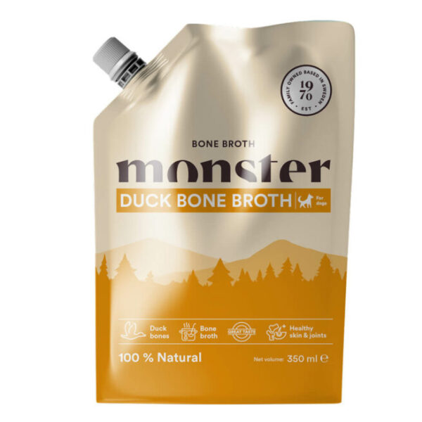 Monster Dog Bone Broth Duck 350ml