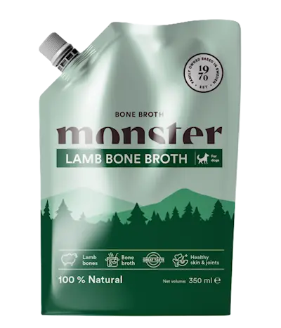 Monster Dog Bone Broth Lamb 350ml