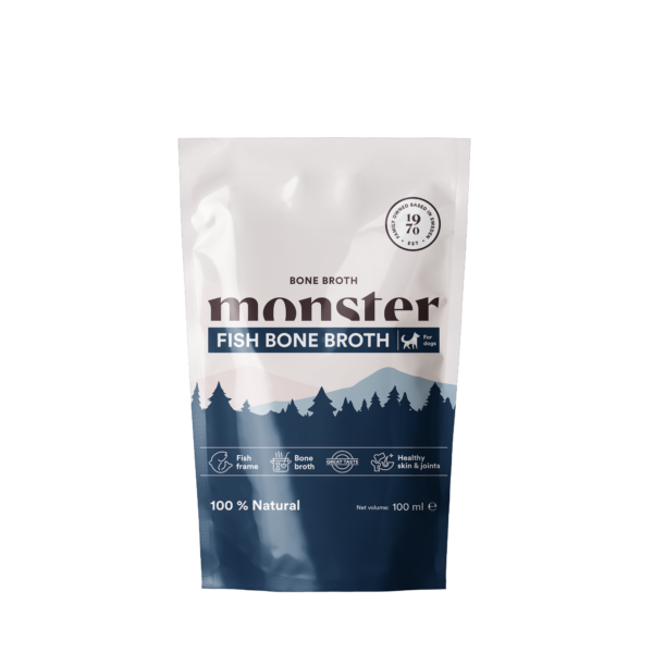Monster Dog Bone Broth Fish 100ml