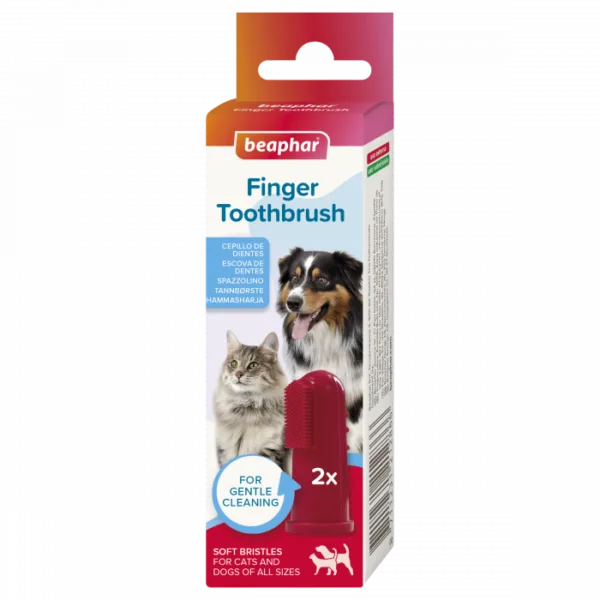 Beaphar 2 fingertannbørste