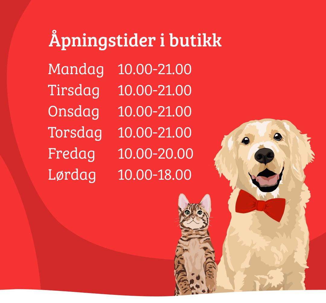 Butikkens åpningstider