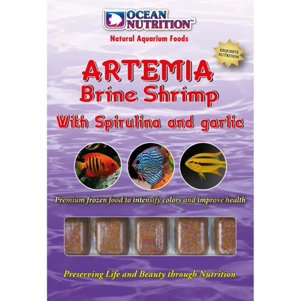 Ocean Nutrition Fryste Artemia w/spirulina & garlic 100g
