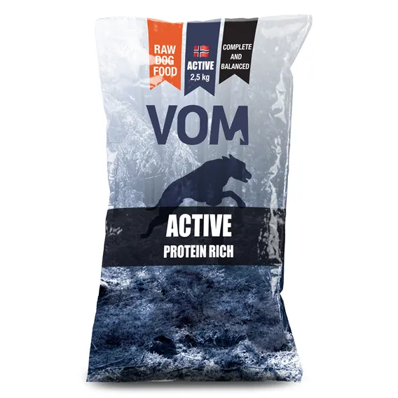 Vom og hundemat Active proteinrik kjøttboller 2,5kg
