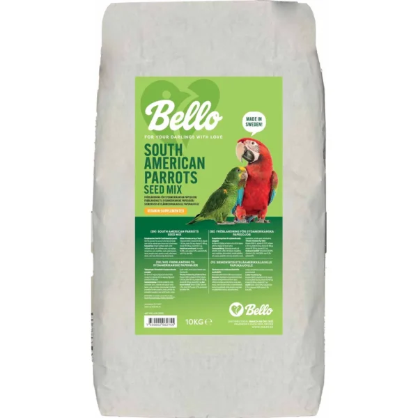 Bello Sør-Amerikansk Papegøye frøblanding 10kg