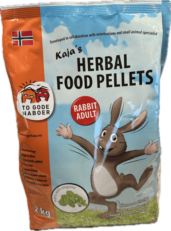 To Gode Naboer Kanin Adult Herbal m/oregano 2kg
