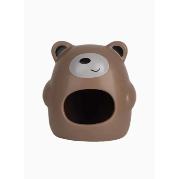 Gnagerhus Brun bjørn keramikk 11x10x12cm