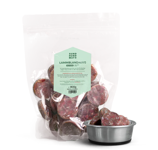 Sund Hundmat Lammemedaljonger 800g