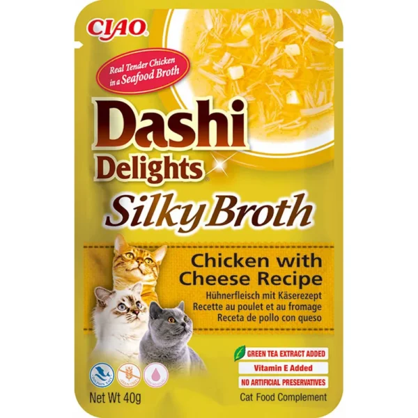 Churu Cat Dashi Delights Silky Broth Chicken/cheese 40g