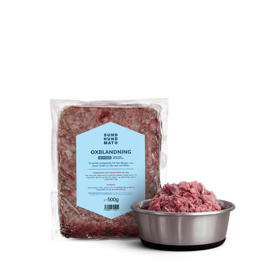 Sund Hundmat Okseblanding 500g