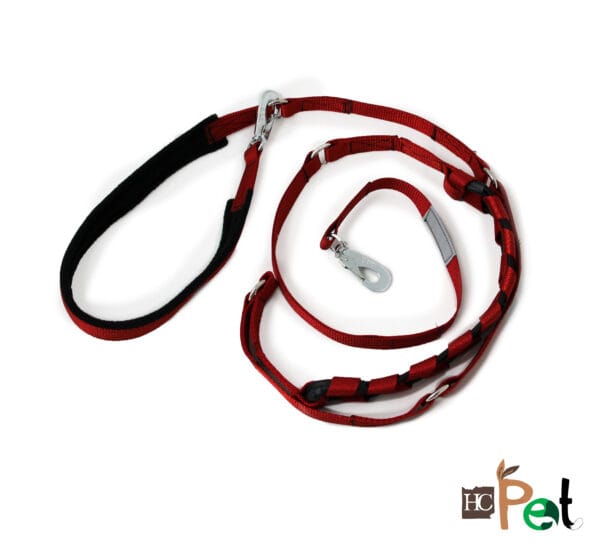 MR kobbel svart/rød m/refleks 25mmx241cm