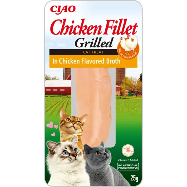 Churu Cat Grilled Chicken In Chicken Broth 15g