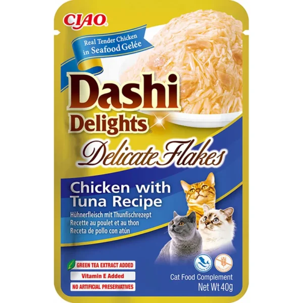 Churu Cat Dashi Delights Delicate Flakes Chicken/tuna 40g