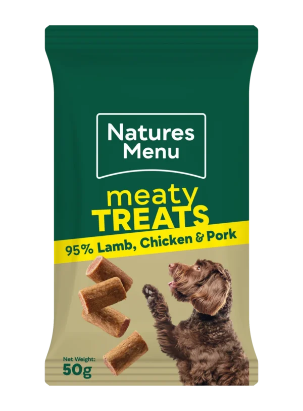 Natures Menu Snacks Hund Lam, Kylling & Gris 50g