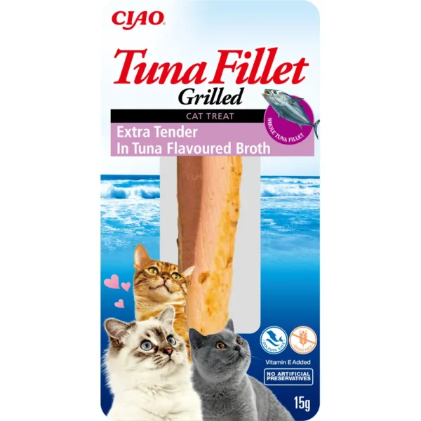 Churu Cat Grilled Tuna Extra Tender in Tuna Broth 15g