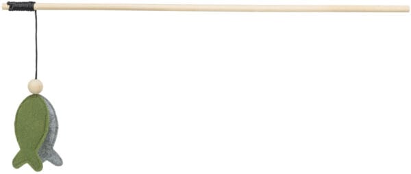 Katteleke Fiskestang m/fisk plysj m/catnip 48cm