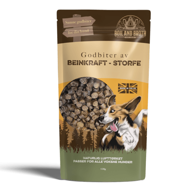 Boil and Broth Godbiter med beinkraft storfe 150g