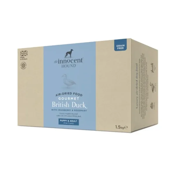 the Innocent Hound Air-dried food Gourmet British Duck 100g
