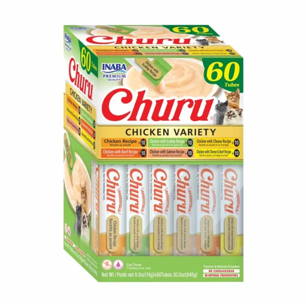 Churu Cat Chicken Varieties 60stk
