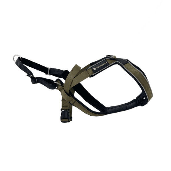 VIP Dogwear Multisport Sele Staff Olivengrønn str S