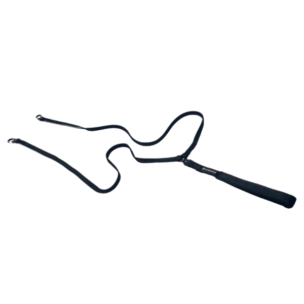 VIP Dogwear Walker Duo leiebånd svart 1,4m