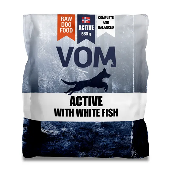 Vom og hundemat Active White Fish kjøttboller 560g