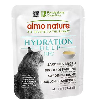 almo nature Hydration Help HFC Sardines Broth and Sardines 50g