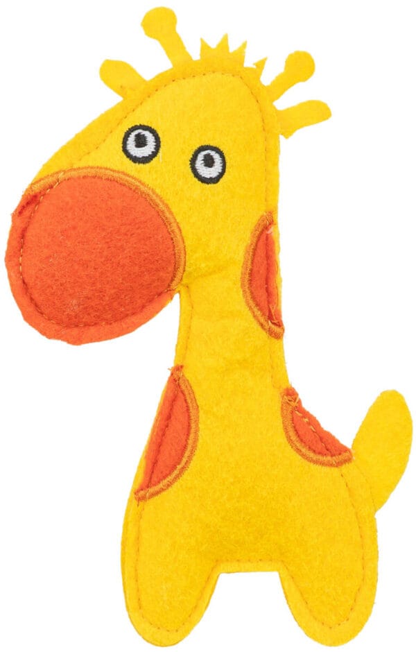 Katteleke Giraff filt m/catnip 15cm
