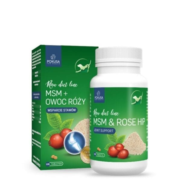 Pokusa MSM & Nypepulver 120tabletter