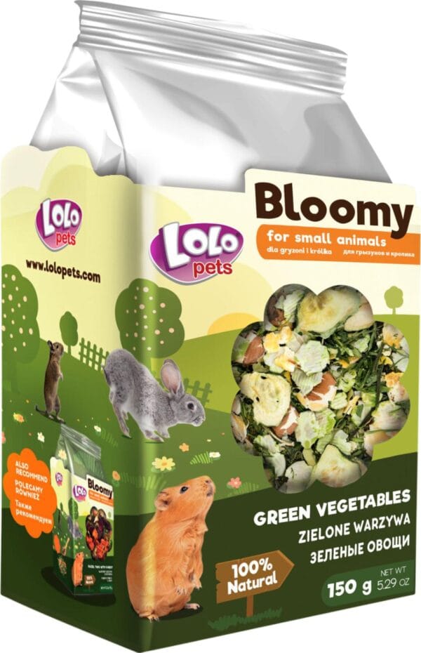 LoloPets Bloomy Grønne grønnsaker 150g