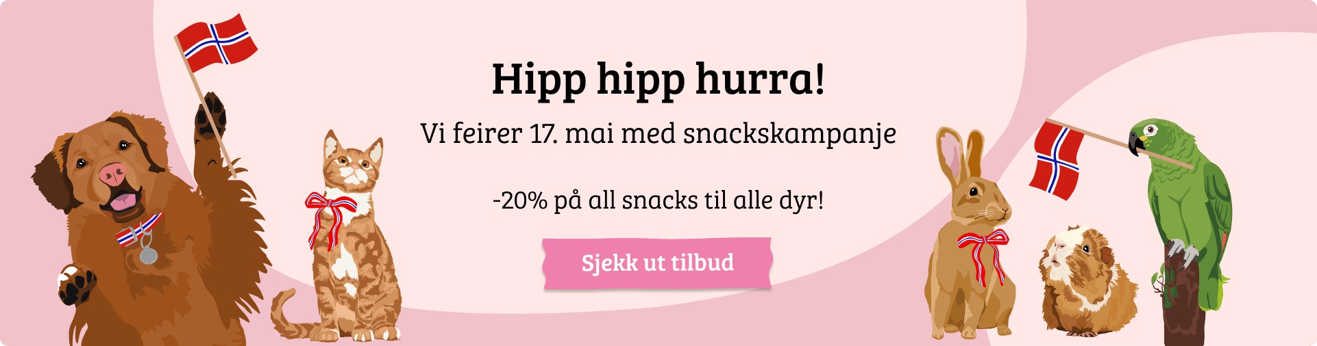 Hovedbanner med CTA